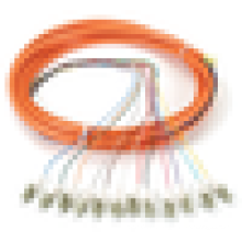 OM1 62,5-Micron Multimode Fiber Optic Pigtail, 12-Strand, LC, Orange, 3-m fiber optical pigtail